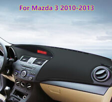 Black Leather Car Dashboard Cover Dash Protector Pad Mat For Mazda 3 2010-2013
