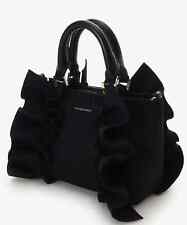 Samantha Vega - Shoulder Bag Simple Frill Handbag Mini Black
