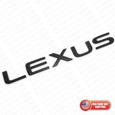 22 Lexus Trunk Lid Letter Logo Badge 3d Emblem F-sport Car Decorate Matte Black