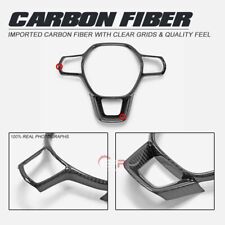 For Honda Civic Fl5 Dry Carbon Fiber Steering Wheel Switch Panel Stick Cover