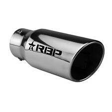 Rbp Stainless Steel Polished Exhaust Muffler Tip 3inlet 5 Oulet For Truck Jeep