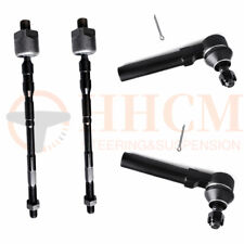4pc Inner Outer Tie Rod End Front Set For Impreza Forester Legacy Outback
