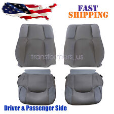 For 2005-19 Nissan Frontier S Driver Passenger Bottom-top Cloth Seat Cover Gray