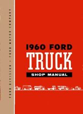 1960 Ford Pickup Truck Shop Service Repair Manual Book Engine Drivetrain Guide