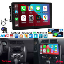 For 2008-2014 Dodge Challenger 10 Apple Carplay Radio Android 13 Gps Wifi Wcam