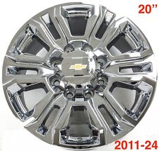 4 New Chevy 2500 3500 Hd 8 Lug Chrome Replica 20 Wheels Rims 8x180 2011-24 5957