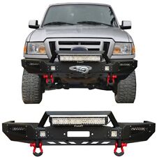 Vijay For 1998-2011 Ford Ranger Front Bumper Wwinch Plate And Led Lights