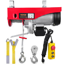 Vevor Electric Hoist 2200lbs Crane Winch With 14ft Wired Remote Control 110v