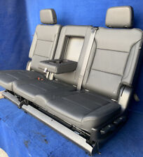 2023 2022 2021 Yukon 2nd Row Bench Seat In Black Leather Power Fold Heated
