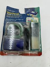 Small World Aquarium Air Pump And Filter Kit Comes With A Disposable Media ...