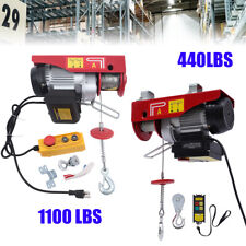 Electric Hoist Winch Portable Crane 4401100lbs Remote Electric Hoist 5101050w