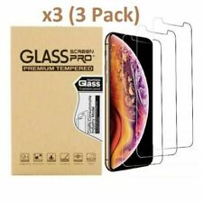 3-pack Iphone 15 14 13 12 11 X Xr Xs 8 7 Pro Max Tempered Glass Screen Protector