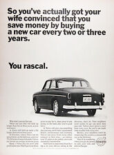 1966 Volvo 122 2-door Genuine Vintage Ad You Rascal Free Shipping
