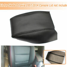Microfiber Leather Car Armrest Box Pad Storage Box Cover For Skoda Octavia 07-14