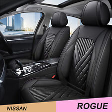 For Nissan Rogue 2010-2023 Car 5-seat Cover Cushions Full Set Pu Leather Cover