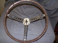 1965 1966 Ford Mustang Fastback Convertible Pony Woodgrain Steering Wheel 289 A