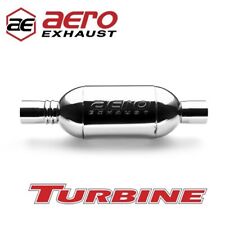 Aero Turbine 20 Stainless 2.5 Dia. In Out Turbine Performance Muffler At2525