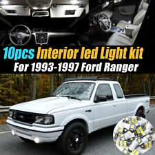 10pc Car Interior Led Super White Light Bulb Kit For 1993-1997 Ford Ranger