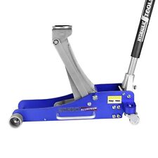 3t Low Profile Aluminum And Steel Floor Jack With Dual Piston Quick Lift Pump