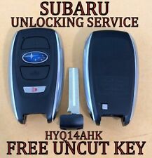 Unlocking Service For Subaru Smart Key Proximity Remote Fob Hyq14ahk Hyq14ahc