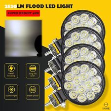 4 X Led Work Light Flood Spot Lights For Truck Off Road Tractor Atv Round 48w