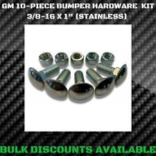 1954-1985 Buick Skylark Front Rear Chrome Bumper Bolts Nuts 38 Stainless Gm