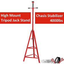 Heavy Duty 2 Ton Steel Red Under Hoist Lift Mount High Tripod Jack Stand 4000 Lb