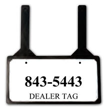 Demo License Plate Holder - Dem-o Jiffy Plate - Protects Car Dealership Tags