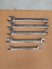 Lot Of 5 Snap-on Metric Open End Flare Nut Wrench Rxsm