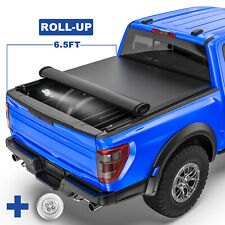 6.5ft Soft Roll Up Truck Bed Tonneau Cover For 2002-2022 Dodge Ram 2500 3500hd
