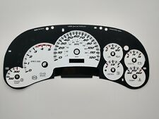 Silverado Ss Style White Gauge Face Overlay 03 04 05 Duramax Diesel Led Edition