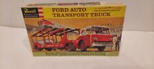 1960 Revell H.o. Scale Ford Auto Transport Truck Model Kit In Original Box T6021