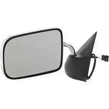 Power Side View Mirror Chrome Driver Left Lh For 94-97 Dodge Ram Pickup Truck