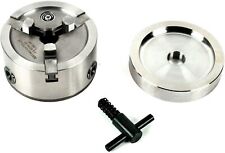 Brake Lathe Quick Chuck Adapter Set - Inc Backing Plate And Key - Hubless Rotors