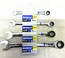 Kobalt 4 Pc Pro 90 Metric Ratcheting Combination Wrench 8mm10mm13mm17mm