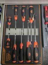 Mac Tools Screwdriver Set - Orange In Foam 180