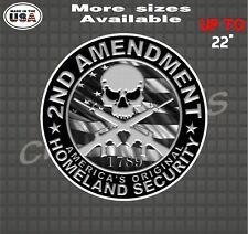 Second Amendment Rights Vinyl Decal Sticker Gun Rights Decals Gun Control