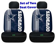 Dallas Cowboys Nfl Printed Logo Car Seat Cover-set Of Two