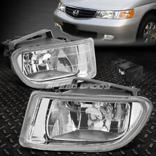 For 99-04 Honda Odyssey Clear Lens Front Bumper Driving Fog Light Lamp Wswitch