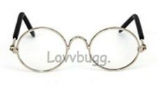 New Silver Wire Frame Glasses For American Girl 18 Doll Molly Freeship Add-ons