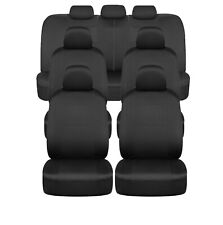 Auto Car Seat Covers 3 Row 7 Seaters Polyesterleather Front Rear Full Protector