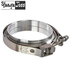 5 Quick Release V-band Clamp Ss304 Stainless Malefemale Flange For Downpipe