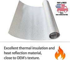 Exhaust Heat Shield Automotive Embossed Aluminum Muffler Shieldwrap 20 X 28 In