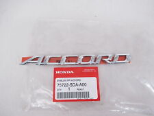 Genuine Oem Honda 75722-sda-a00 Accord Emblem Nameplate Rear 2003-2007 Accord
