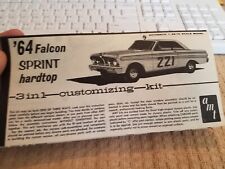Vintage 1964 Ford Falcon Sprint Hardtop Model Car Instruction Sheet Amt Co.