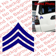 Sgt Rank Vinyl Car Window Decals Law Enforcement Police Leo Cops Sergeant Ay015
