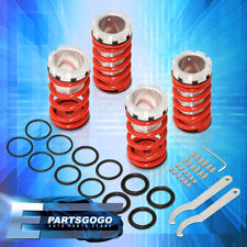 For 93-97 Toyota Corolla Red Adjustable Lowering Spring Coilover Sleeves Scaled