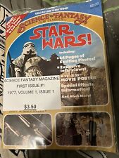 Star Wars Vintage 1977 Science Fantasy Film Classics 1 Magazine Wposter Nm