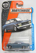 2017 Matchbox 1971 Nissan Skyline 2000 Gtx Blue Straps Or No Straps Variants