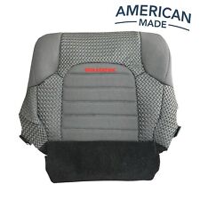 For 2005 2021 Nissan Frontier Driver Bottom Seat Cover Charcoal Black